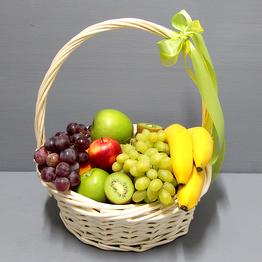 Подарочная корзина №1 с тропическими фруктами