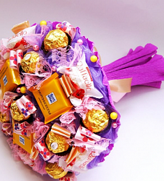 Букет из конфет "Букет Невесты" с Ferrero Rocher