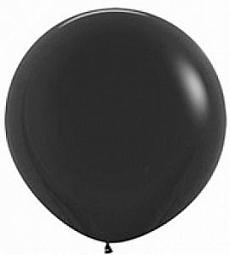 Большой воздушный шар черного цвета 91 см
